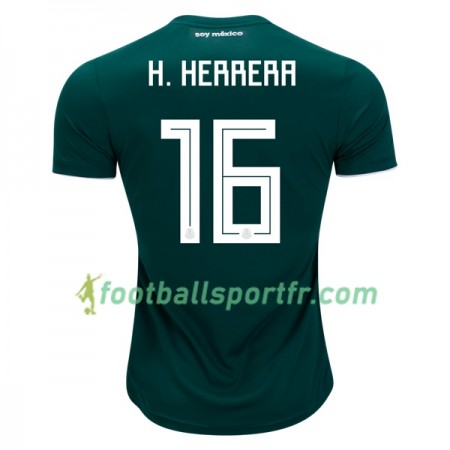 Tenue Mexique H.Herrera 16 Domicile Coupe du monde 2018 Maillot de Foot